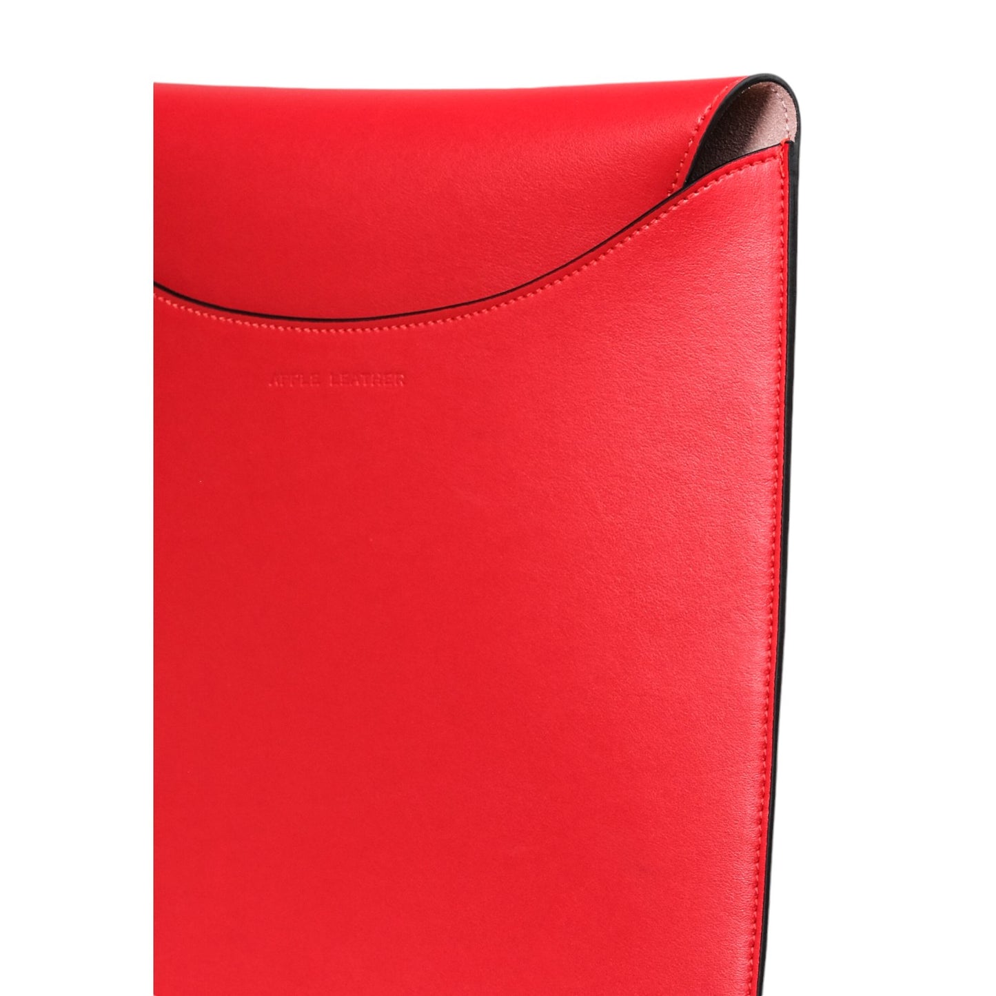 Vegan Apple Leather Laptop Sleeve Red